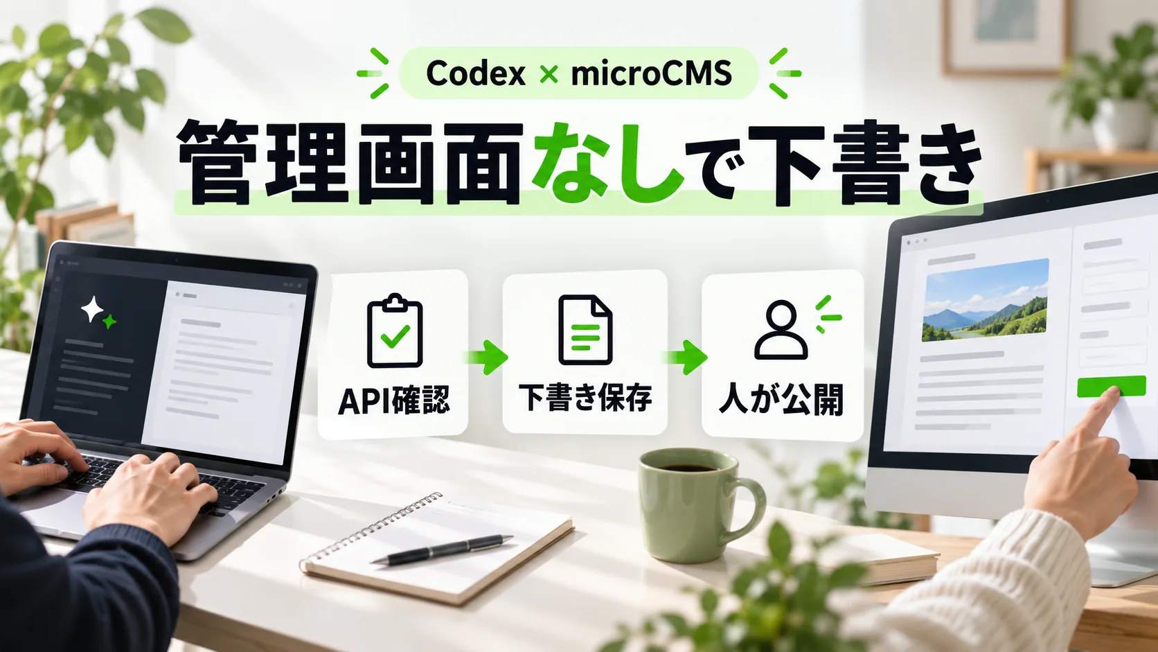 CodexからmicroCMSへ直接下書き投稿する方法