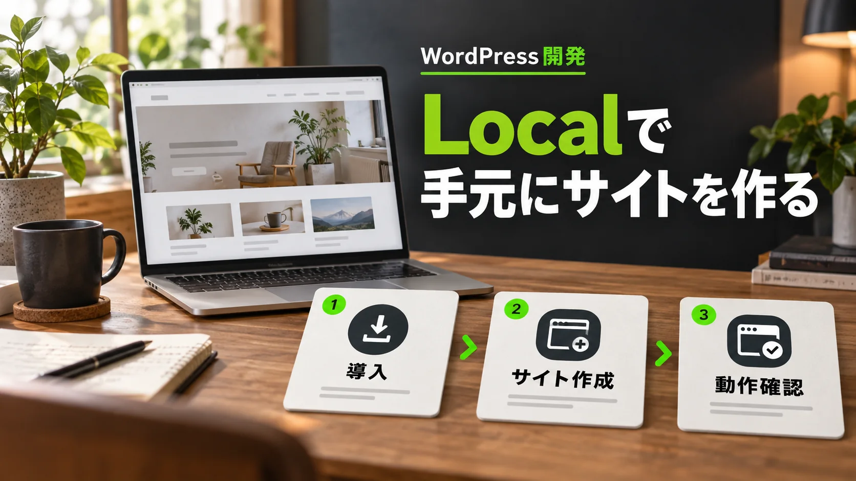 LocalでWordPressサイトを構築する