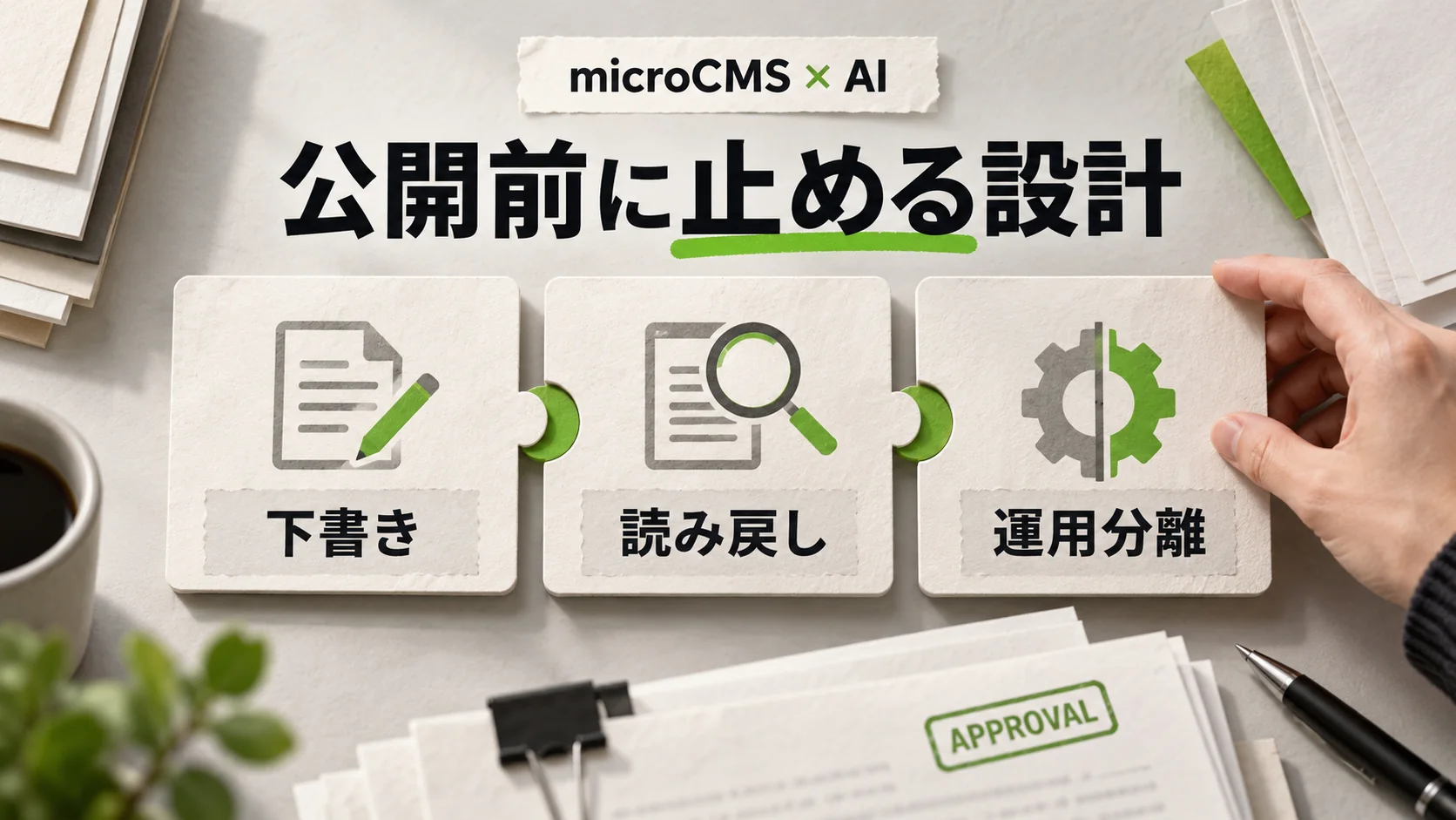 microCMSをAI運用に乗せるとき最初に決めた3つのルール