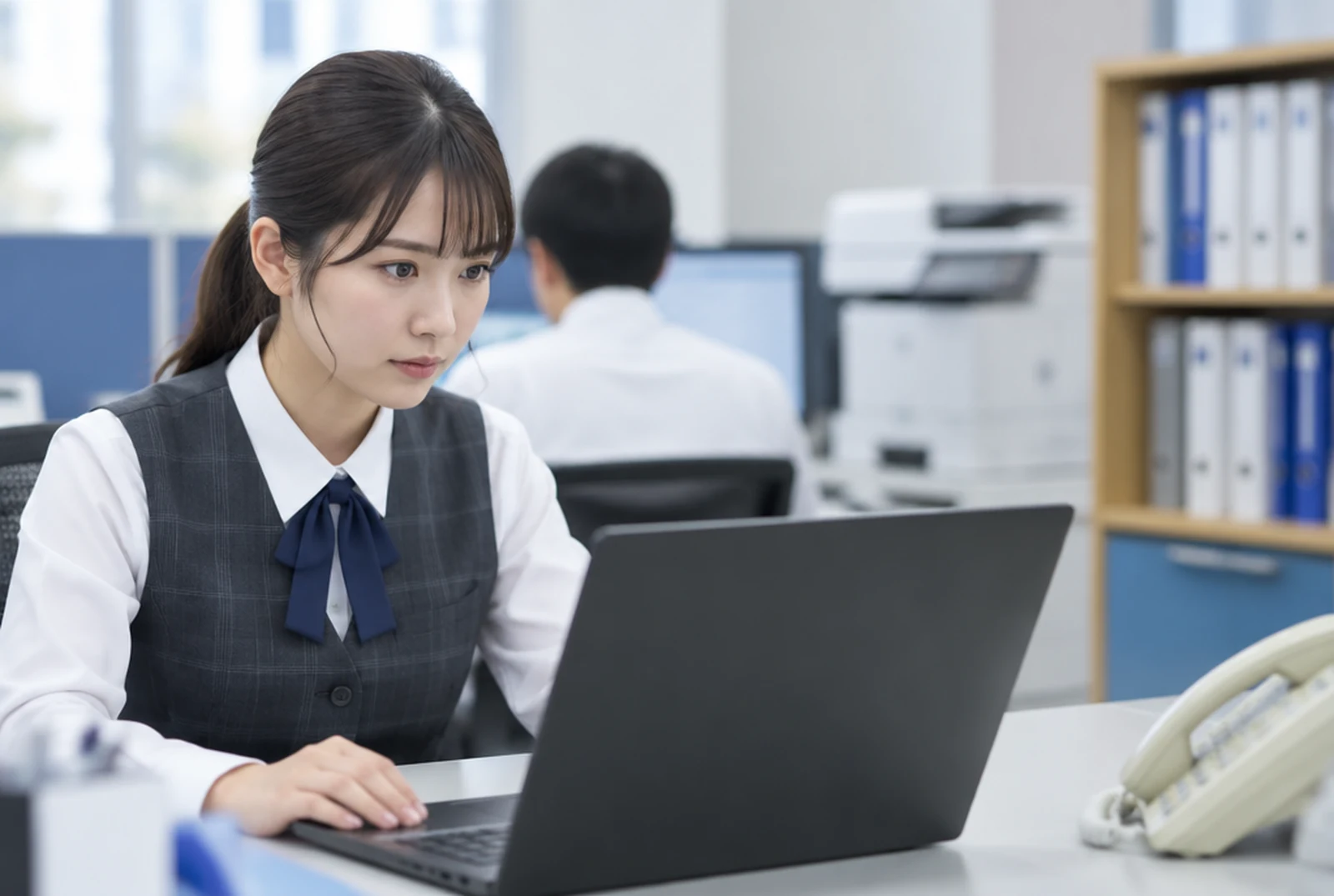 プラスチック容器メーカー|社長プロフィール・執務風景の企業撮影