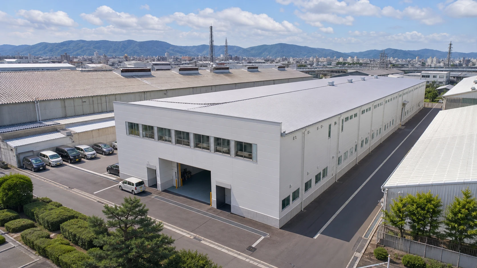 製造業｜工場外観・ドローン空撮写真撮影