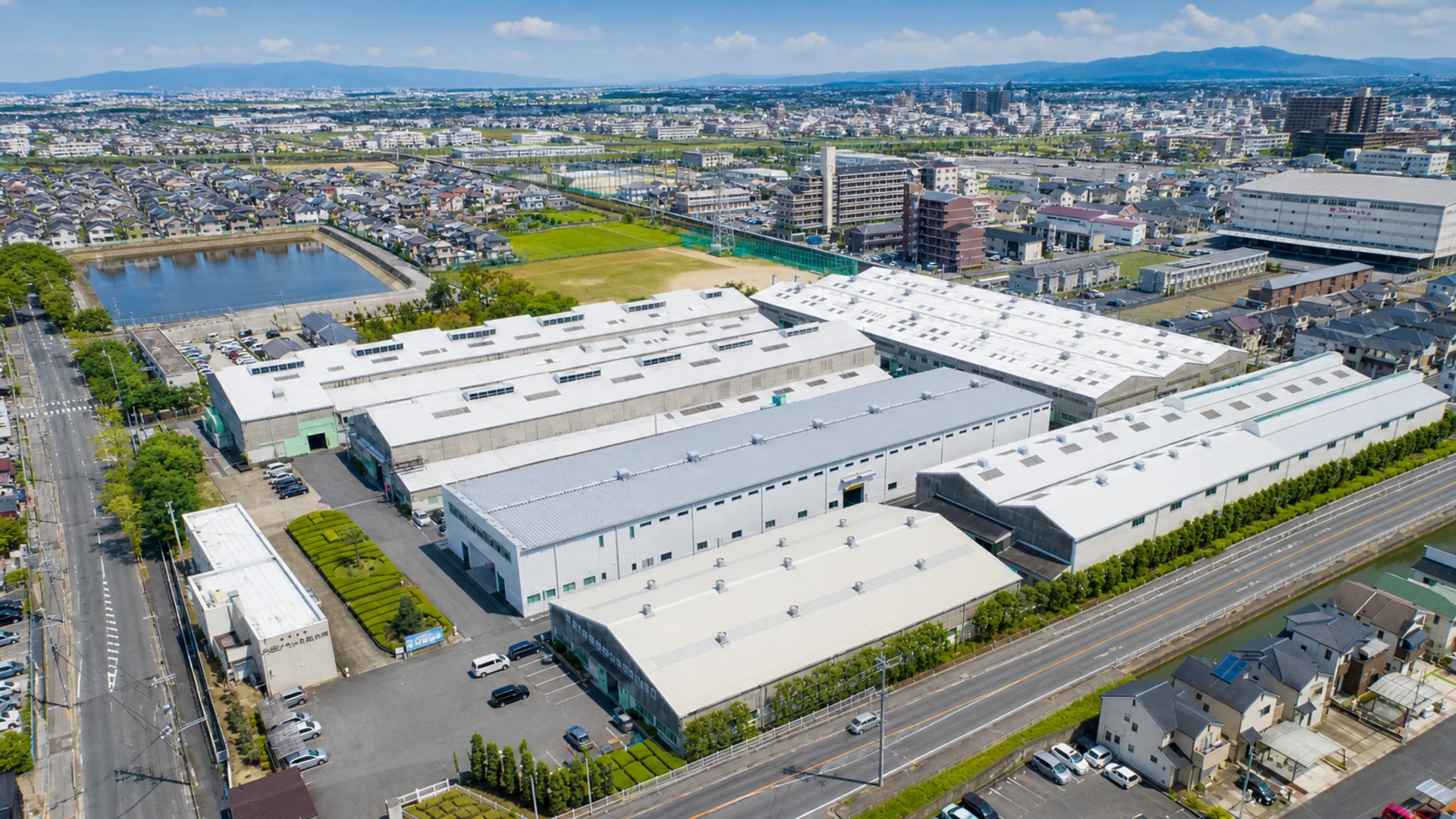 製造業|工場外観・ドローン空撮写真撮影